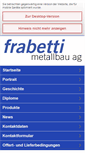 Mobile Screenshot of frabetti.ch